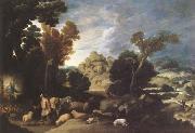 COLLANTES, Francisco The Burning Bush God Orders Moses to Lead the Israelites Out of Egypt (mk05) oil painting
